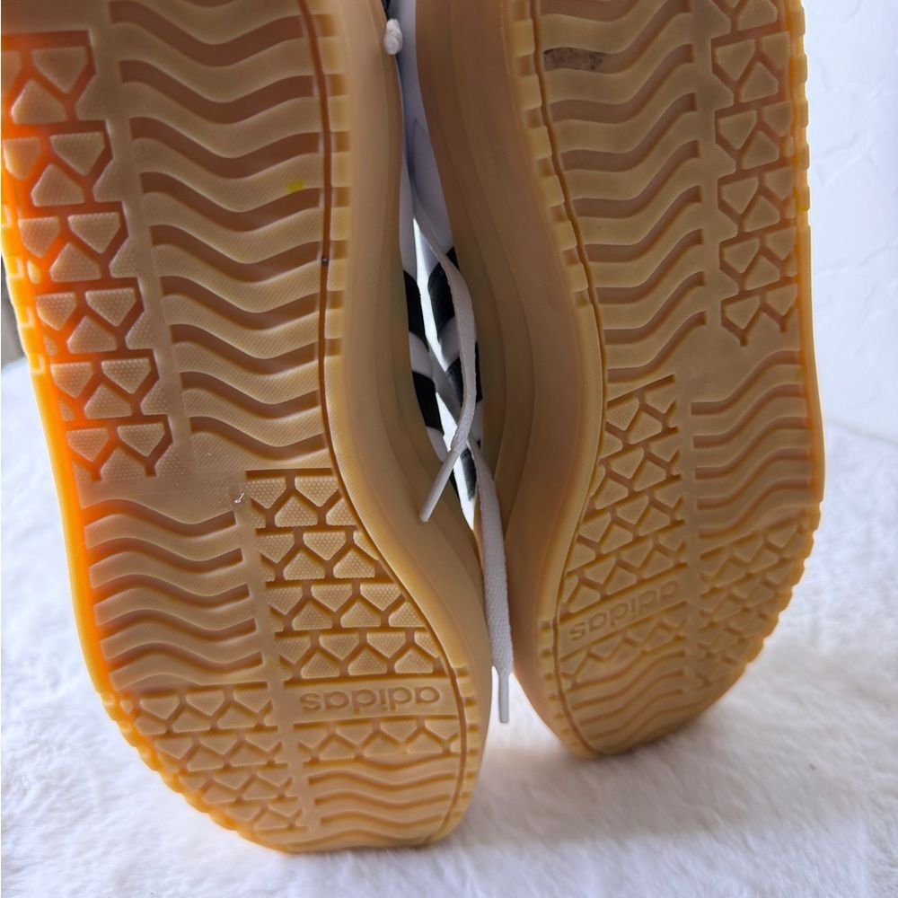 Adidas White/Black Platform Sneakers 7 - Picture 4 of 7